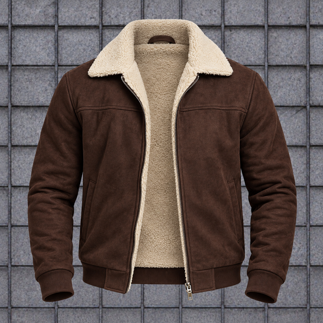 Chaqueta Gamuza Textil Ovejera — Cinco colores